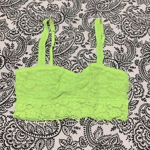 Gilly Hicks Lace Unlined Bralette (Size: S)